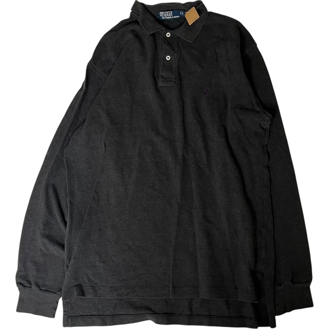 【90's】POLO by RALPH LAUREN  長袖ポロシャツ　XL   刺繍