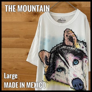 【THEMOUNTAIN】ビッグプリント Tシャツ アニマルプリント L ビッグサイズ マウンテン US古着 アメリカ古着