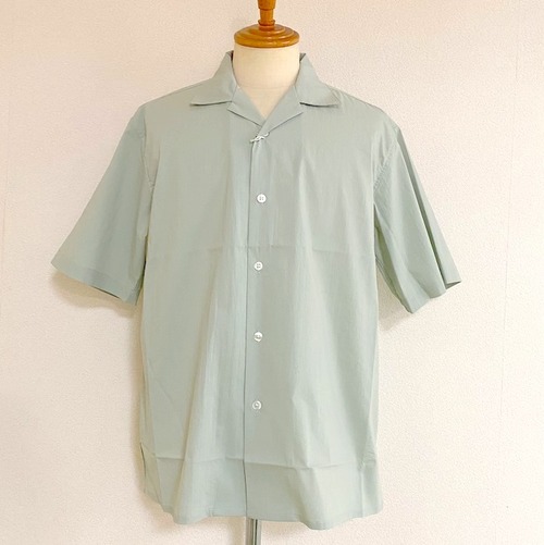 Open Collar Shirts　Green