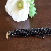 Kanade 奏 ブレスレット / Black flower