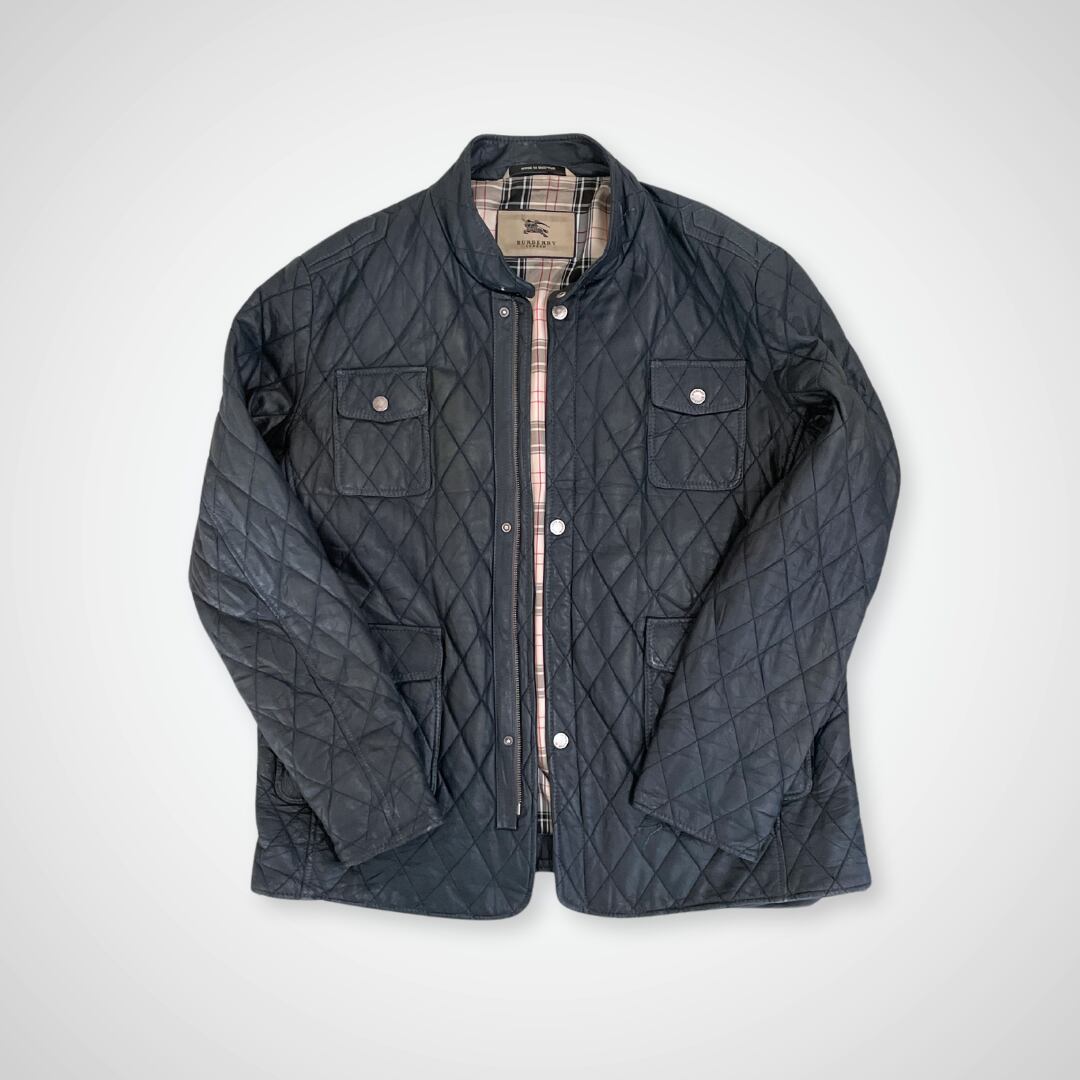 Burberry London Leather Diamond Quilted Jacket | byO STORE Burberry London Leather Diamond Quilted Jacket | byO STORE