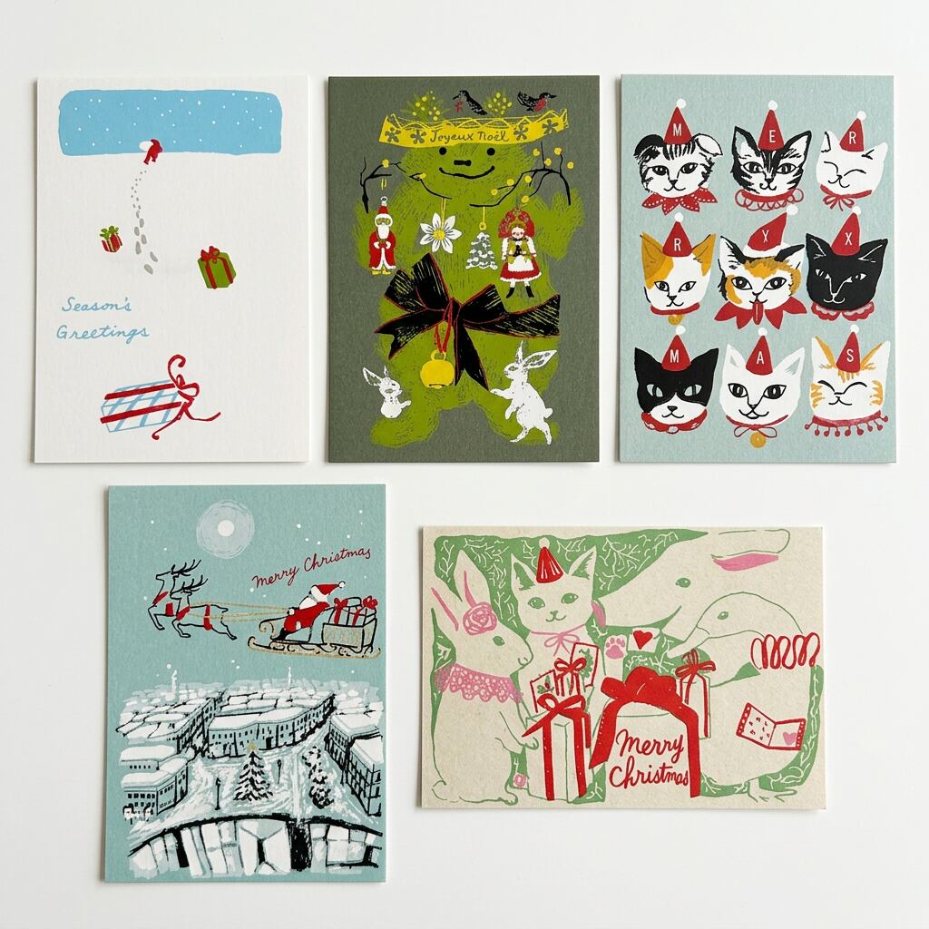 xmasストーリー*postcard SET