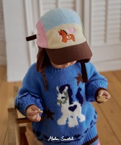 韓国子供服 / 26winter / MelonSwitch / ポニースターハーフネックセーター / キッズ / 冬服 *3~11*
