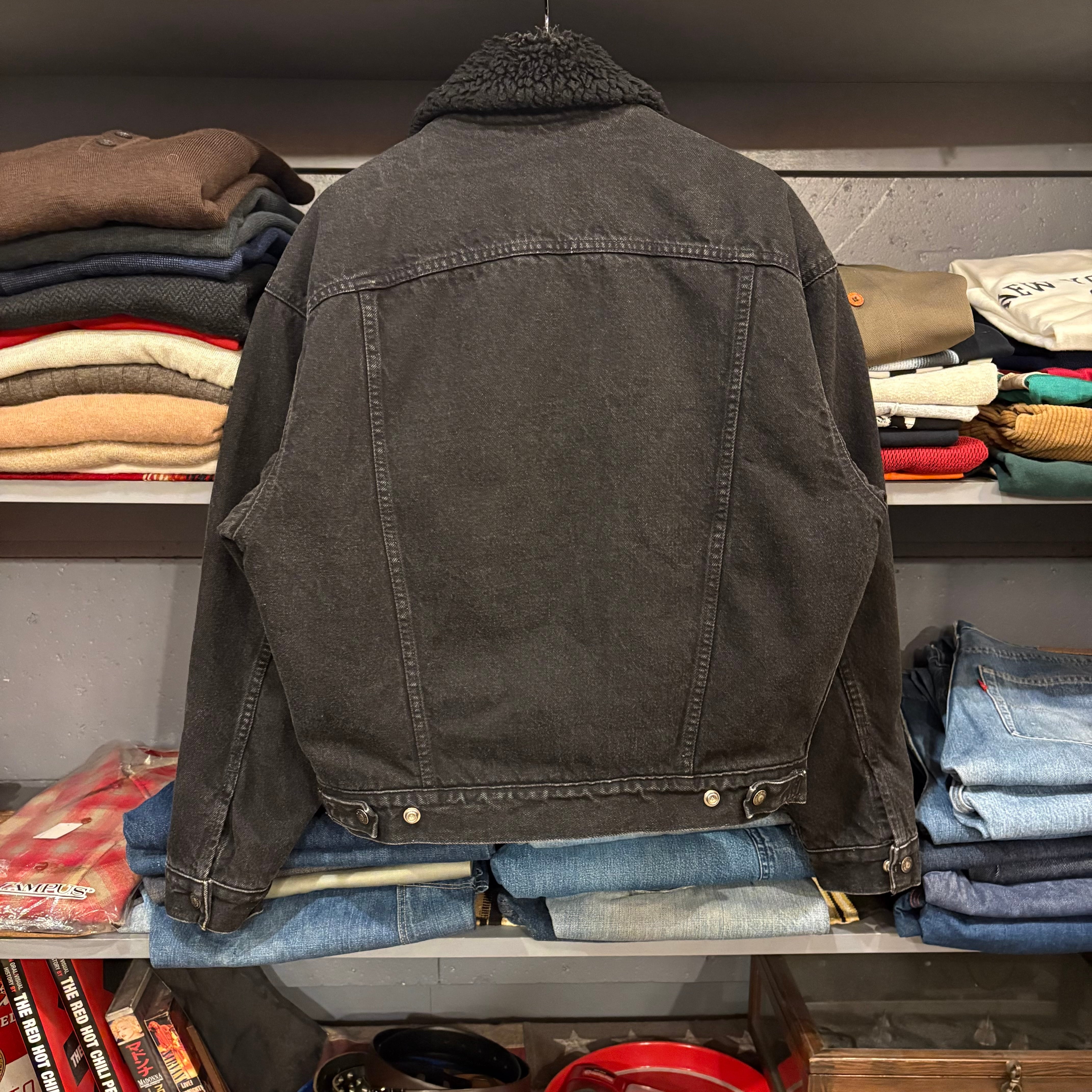 92's Levis 70629-4159 Boa Black Denim Jacket USA製 | VOSTOK