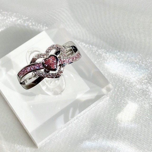 double heart ring