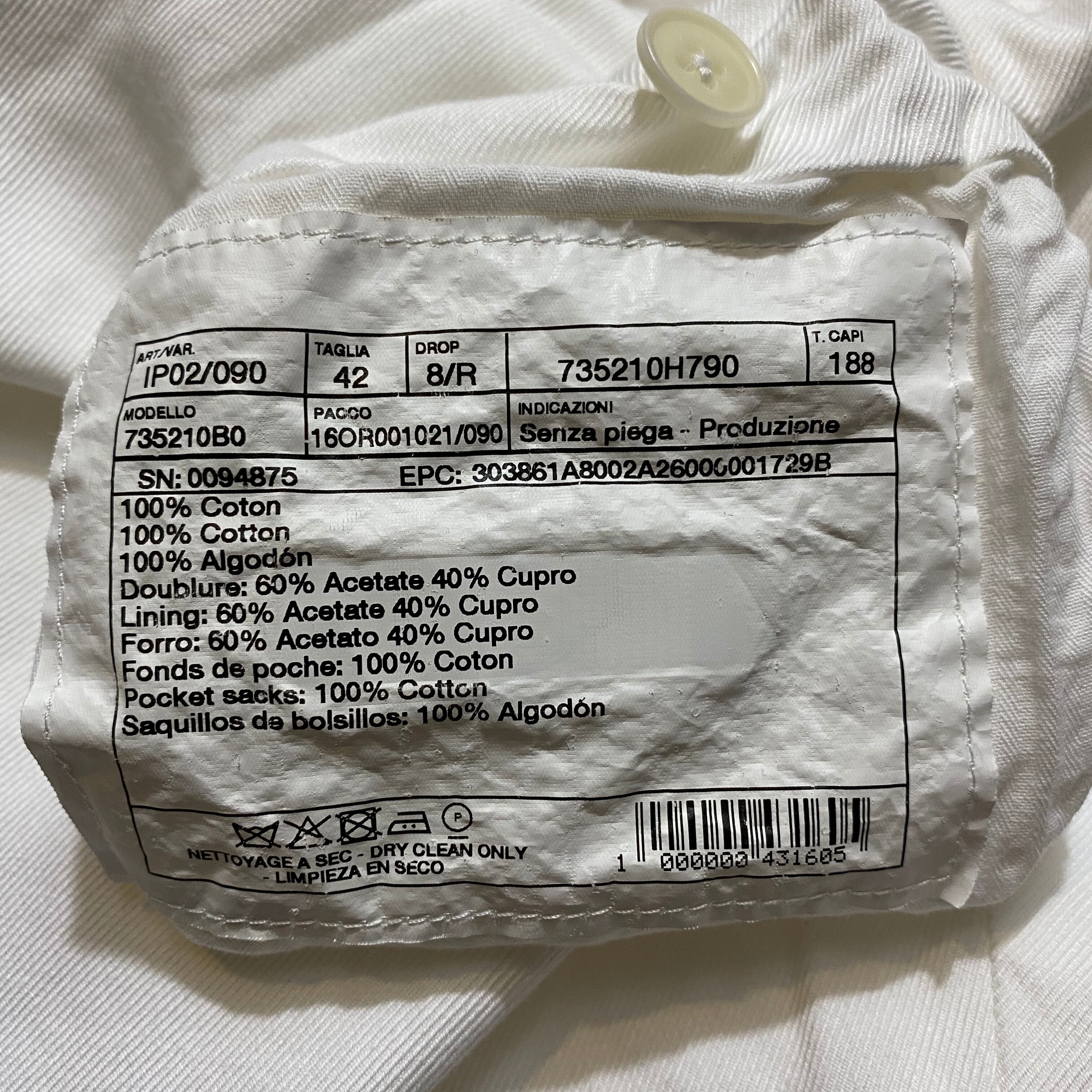 HERMES white cotton pants | NOIR ONLINE