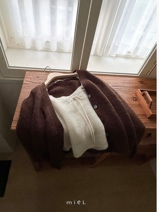 (予約) miel / Tomi cardigan 3color