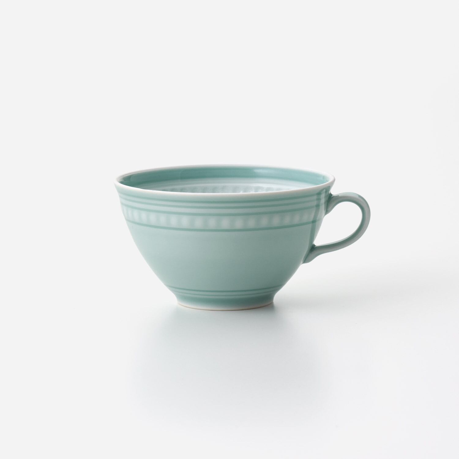 No.207 青磁印花 スープカップ