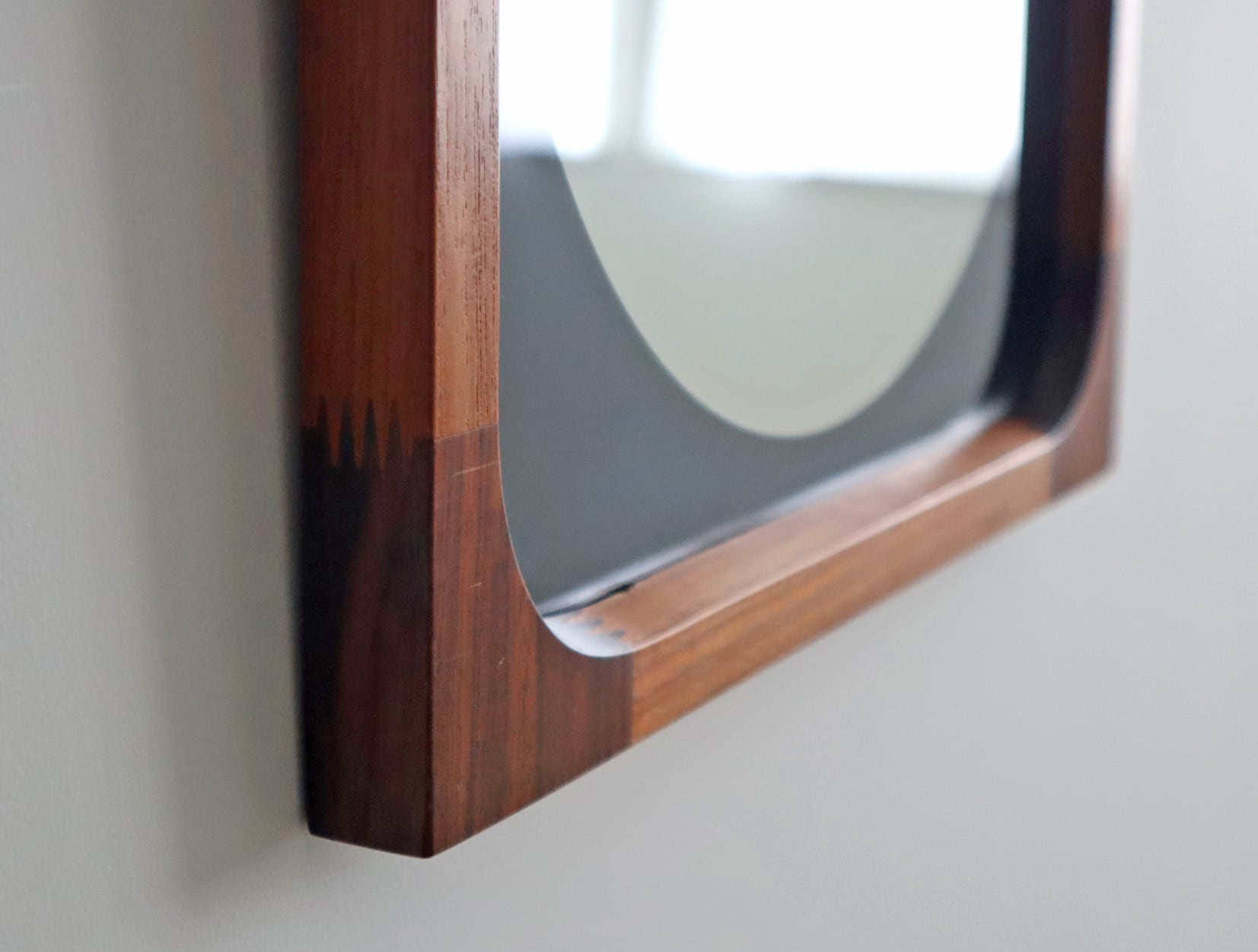 秋田木工 チーク＆ローズウッド ウォールミラー | fismic