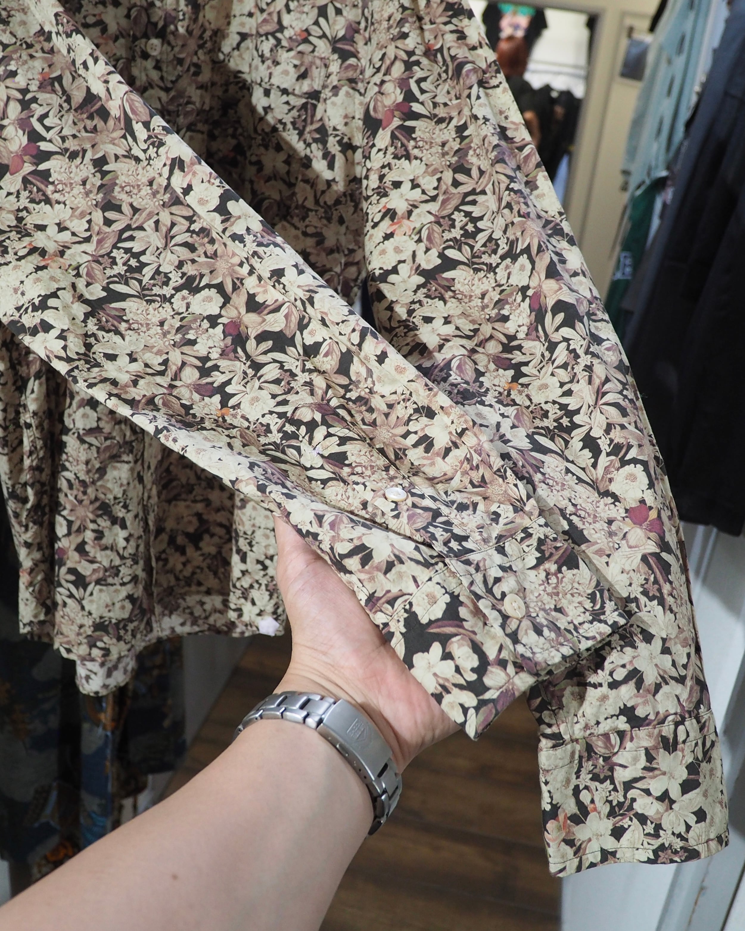 ” Paul Smith collection ” Beautiful Flower all Over printed Dress shirt
