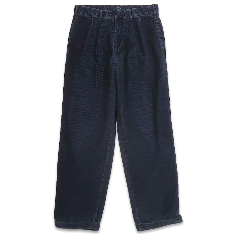 90s USA製 LANDS END ブラック コーデュロイ太畝 36×30相当 90s USA製 LANDS END ブラック コーデュロイ太畝 36×30相当 90s