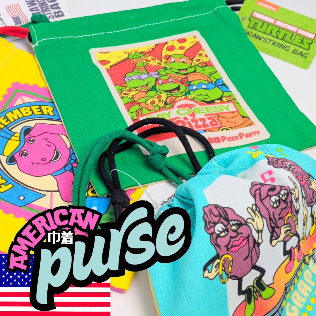 ✨️可愛すぎて何枚も欲しい♡✨️アメリカンキャラクターPURSE【 m&m's（エムアンドエムズ）】巾着袋 〚アメリカン雑貨 アメトイ〛