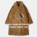 Max Mara Weekend VEBER ボア チェスターコート ウール ライトブラウン 38 / J&NREUSE レディース アウター