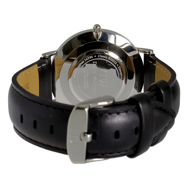 ダニエルウェリントン 腕時計 CLASSIC SHEFIELD 36 シルバー DW00100145 ブラック  ブラック