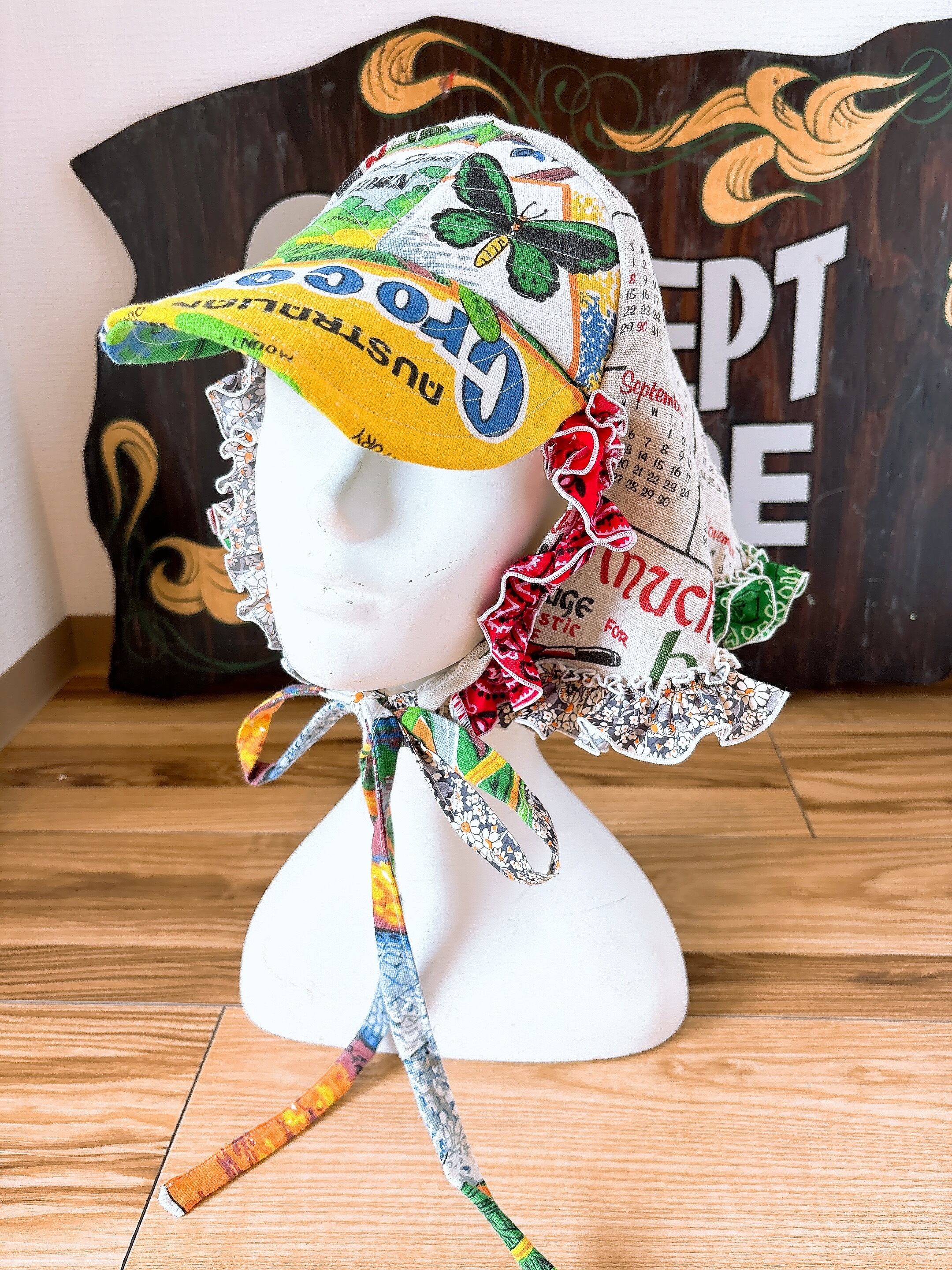 2wy babushka cap バタフライ