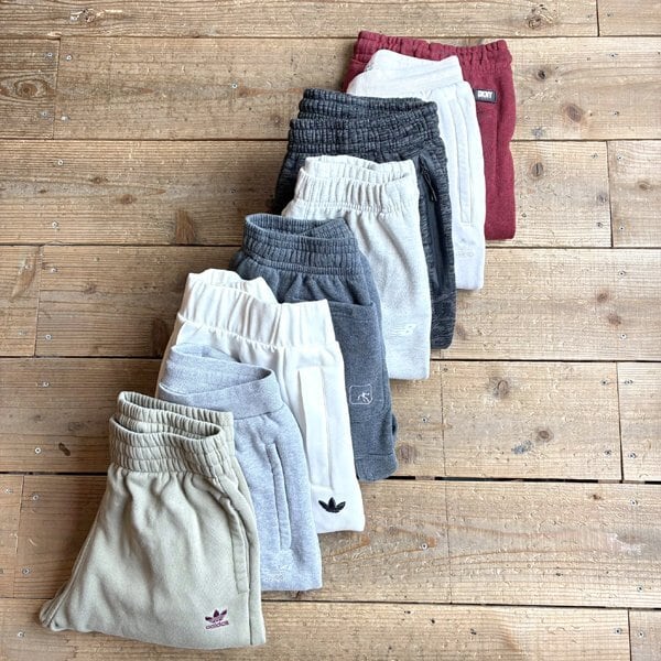 1点物◇アディダスadidasグレー灰色スウェットパンツ古着メンズSM