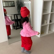 【取寄/韓国直送】Hans ピンフリルTシャツ｜秋服｜韓国子供服｜26/AT