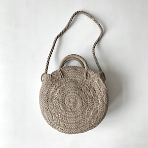 【Aeta】LEATHER BASKET /CIRCLE BASKET M/ KG08