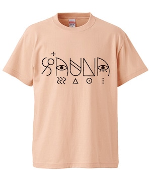 New Black Sauna Tee／Apricot