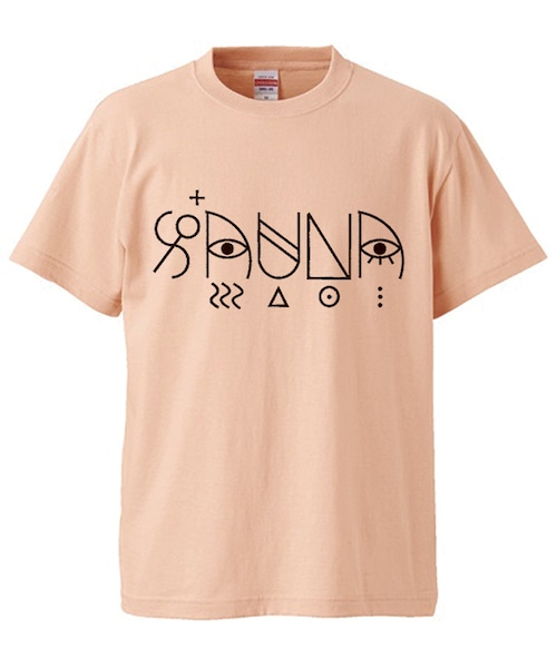 New Black Sauna Tee／Apricot