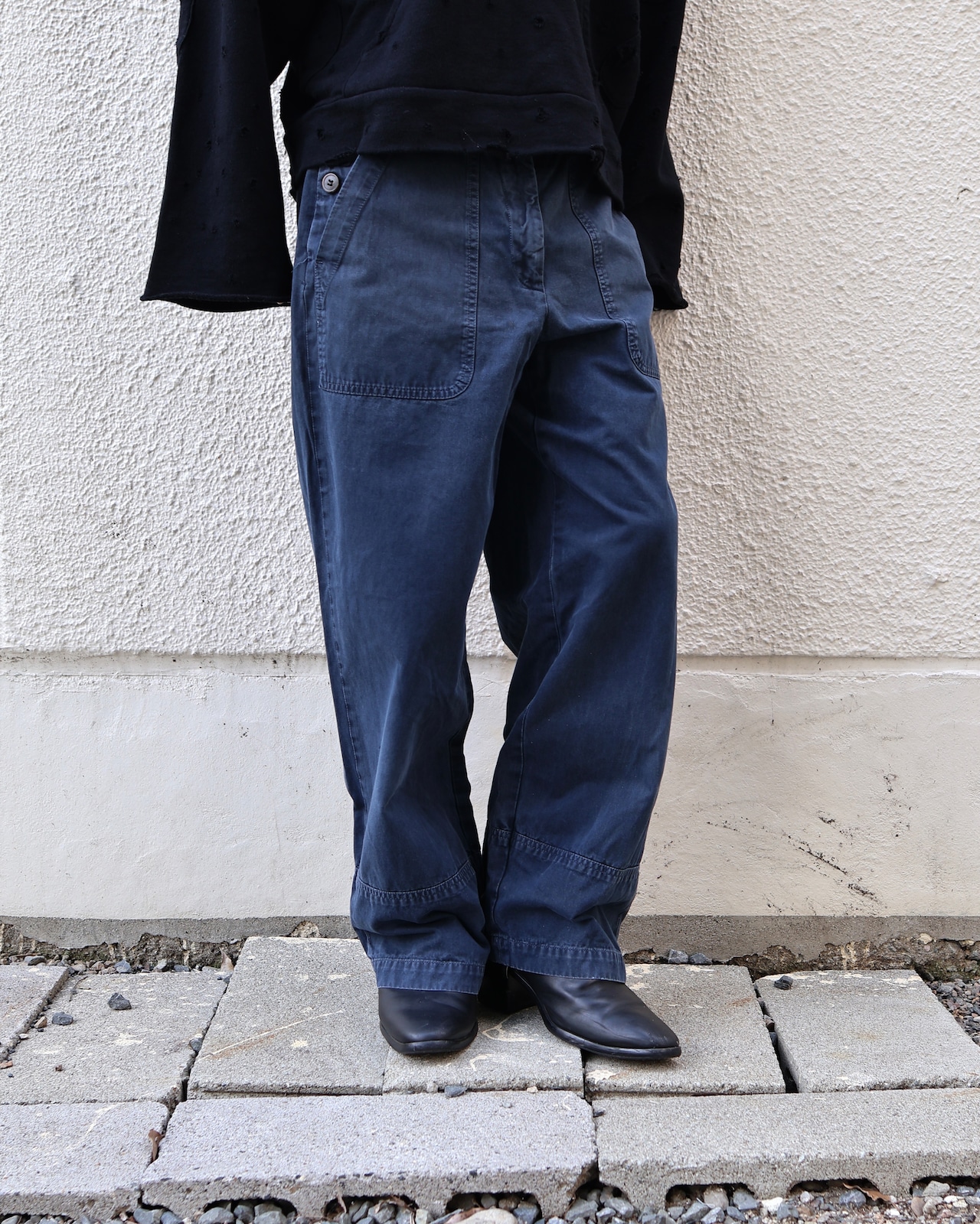 【DRIES VAN NOTEN】deformed work pants