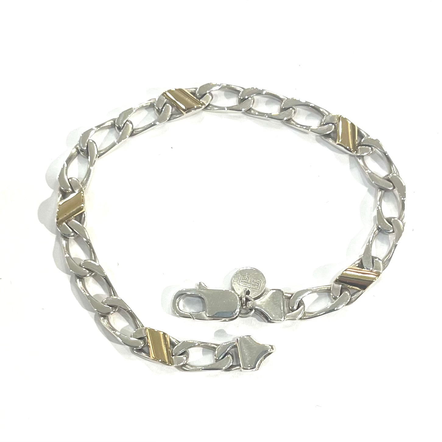 艶と18K 【TIFFANY&CO.】 2558 コンビカラーブレスレット シルバー925