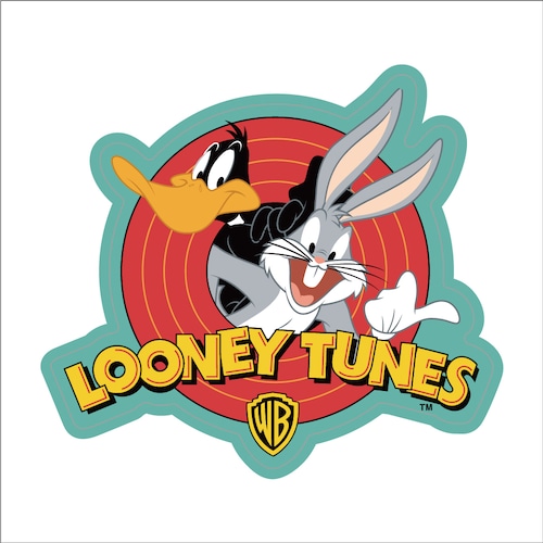 086 LOONEY TUNES ルーニー・テューンズ ルーニーチューンズ"California Market Center"　アメリカンステッカー　スーツケース　シール