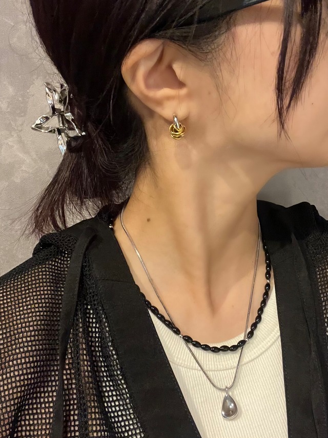 【再入荷】black beans necklace