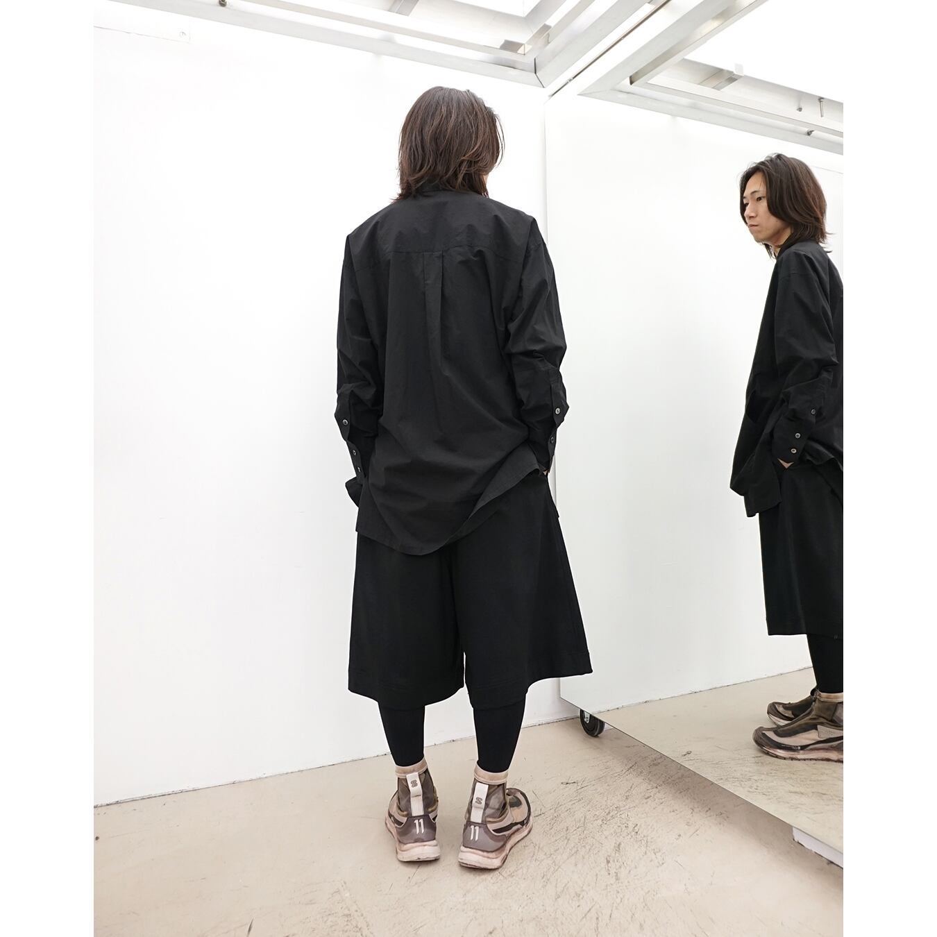 Nomàt] (ノマット) 25SS N-P-15 Short Pants（Black Paint） | Clique