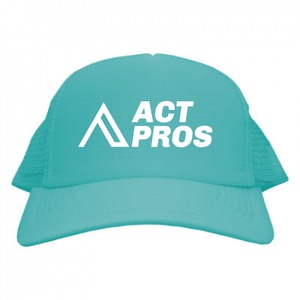 【EQUIPMENT／KID'S】ACTPROS オリジナルロゴ メッシュキャップ キッズ【19colors】