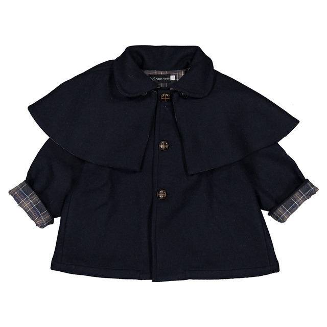 予約【Maison Marelle】Jacket SHERLOCK- blue wool / 6Y-12Y / 11月上旬以降入荷