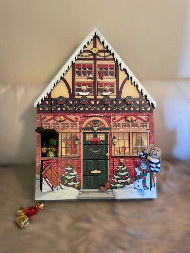 木製アドベントカレンダー　HOUSE