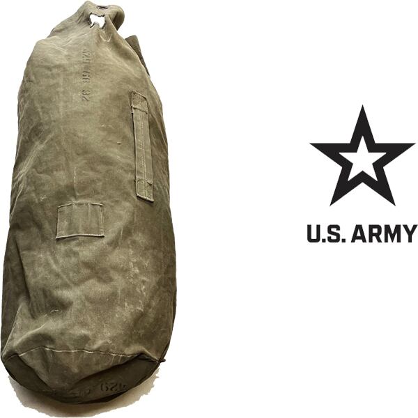 1点物◇実物米軍ビンテージ60sステンシル雰囲気系ダッフルバッグ襤褸