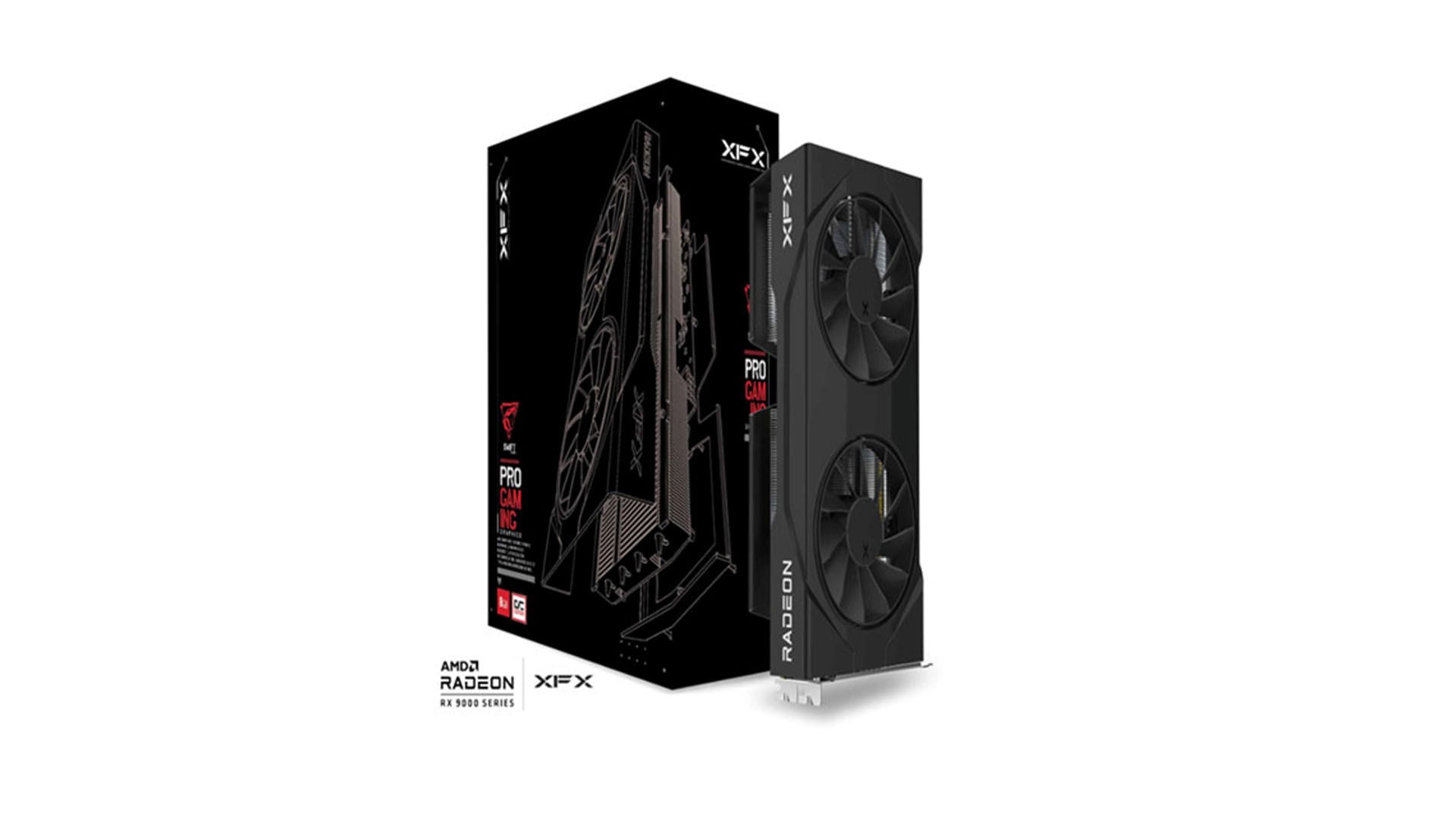 XFX Swift AMD Radeon™ RX 9060 XT OC Dual Fan Gaming Edition with