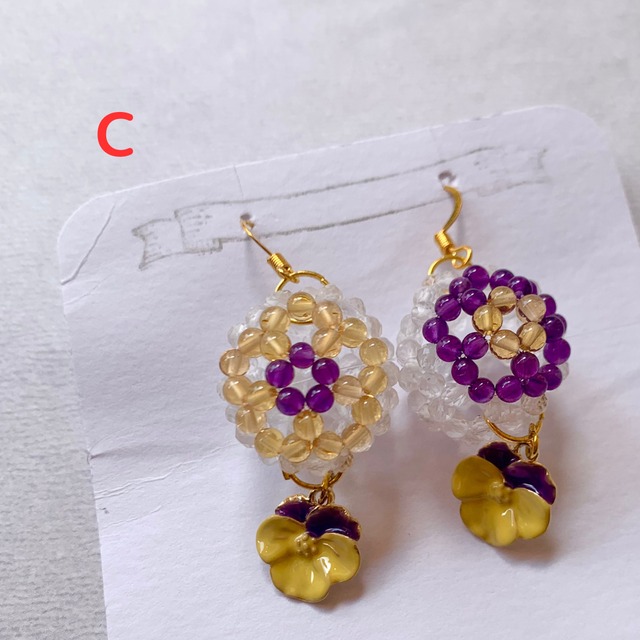 フラーレンアクセサリー　ピアス