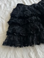 "BODYLINE"ボディライン Dot Fril Skirt