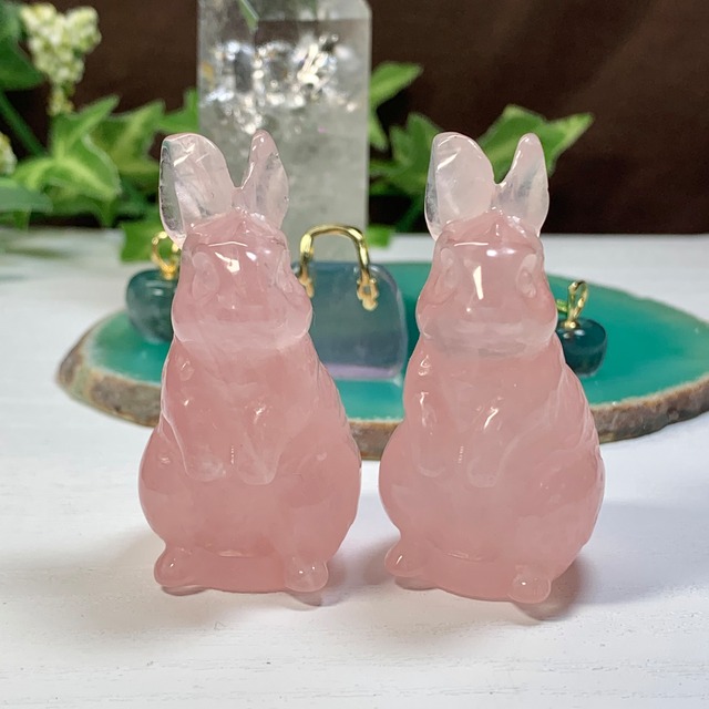 1.ローズクォーツうさぎ・うさちゃんワールド☆