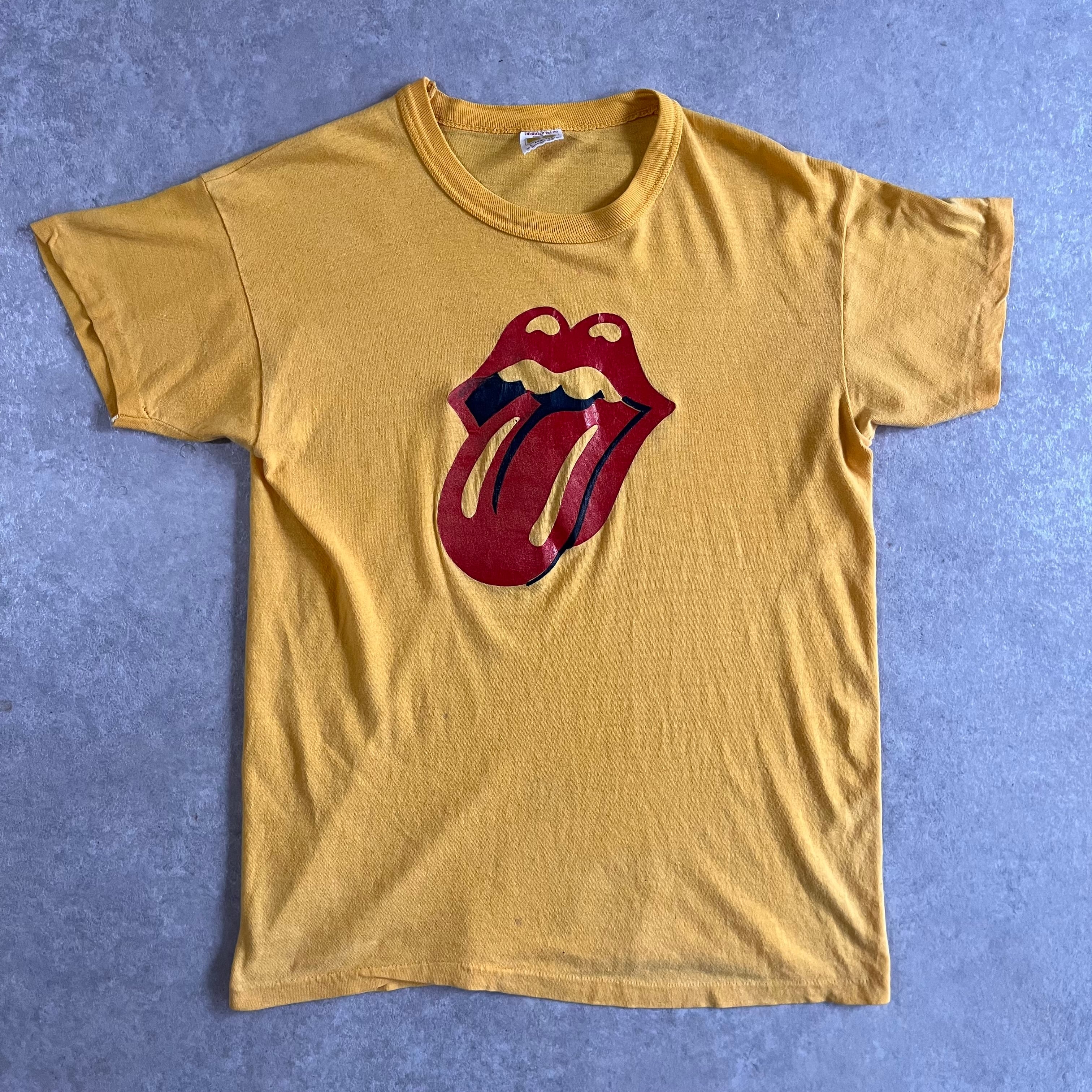 19070s RUSSELL The Rolling Stoes "Rips & Tongue” L Made in USA