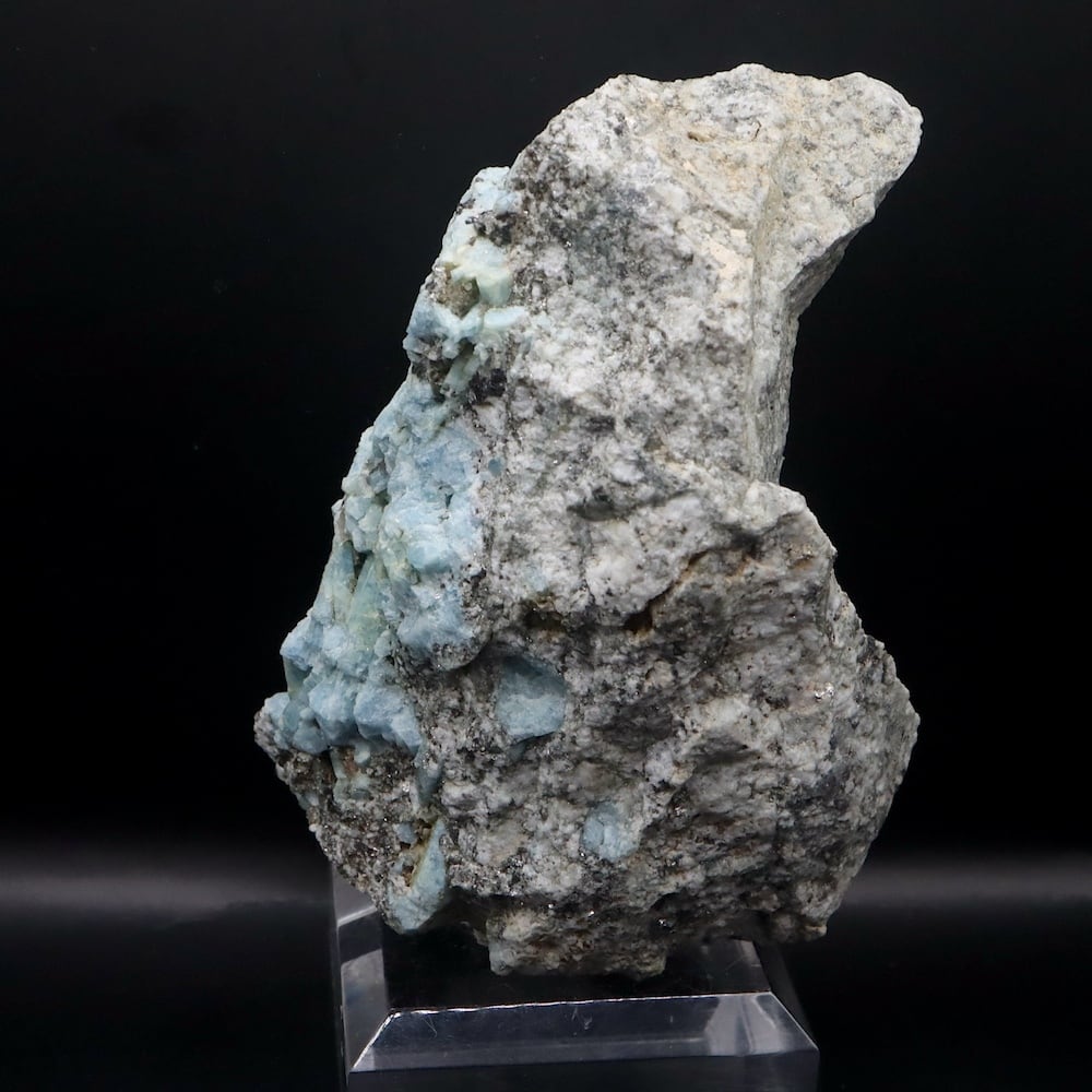 自主採掘！アクアマリン カリフォルニア産 328g AQ266 鉱物 原石