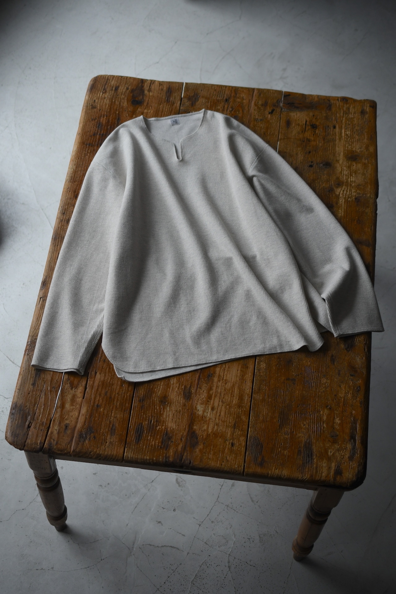 blurhmsROOTSTOCK / Rough&Smooth Thermal Over-neck L/S (Heather Oatmeal)