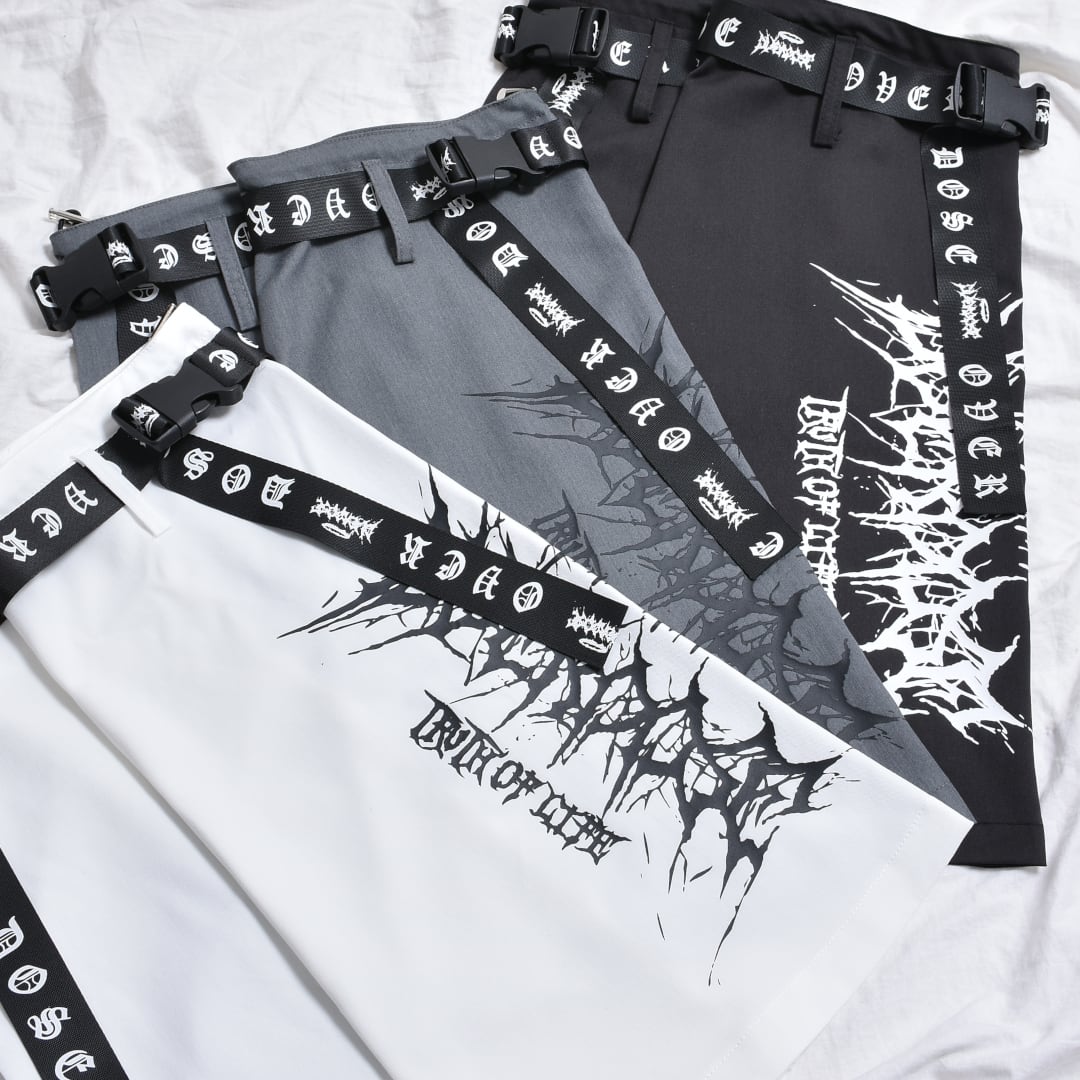 サブカル刺繍ベルトレッグウォーマー | VOLCAN&APHRODITE