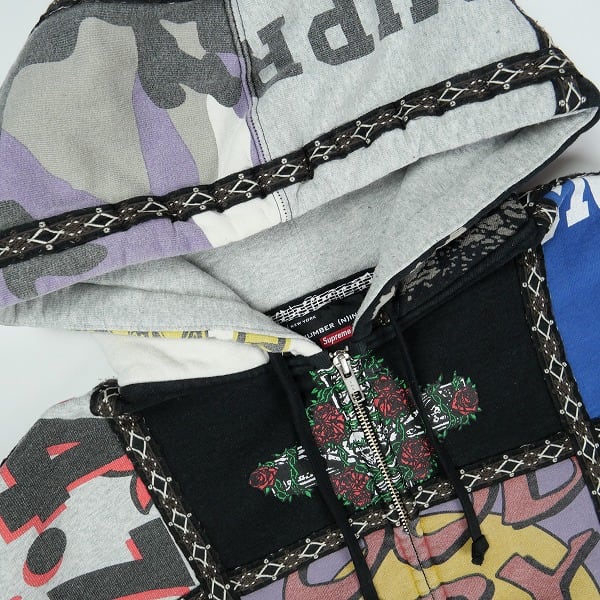 Size【M】 SUPREME シュプリーム ×Number (N)ine 25FW Patchwork Zip