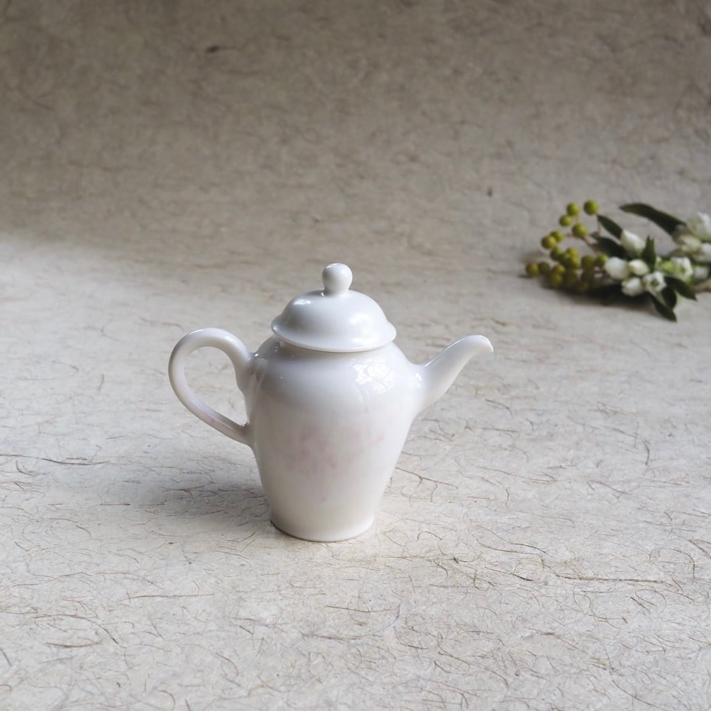 色原 昌希/茶壺 桃花釉