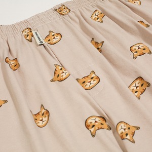 【リラクパンツ】ベージュ猫