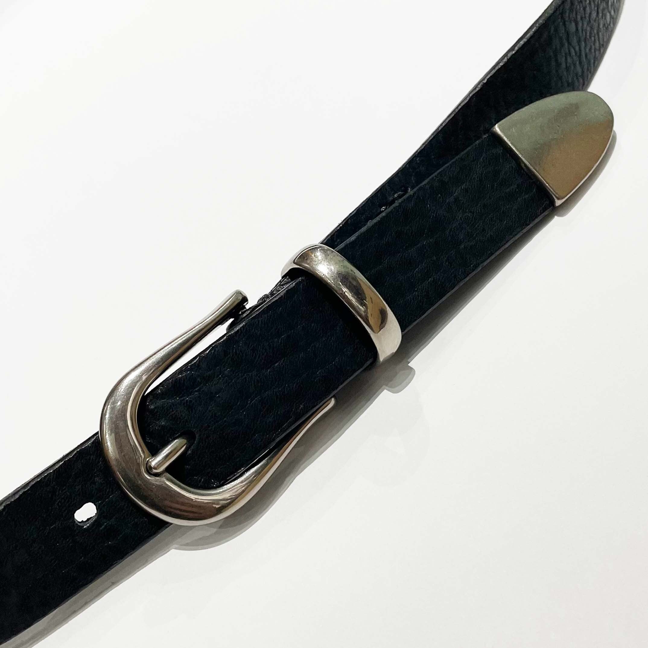 Leather Narrow Western Belt | BENJAMIN AUTHENTIC CLUB