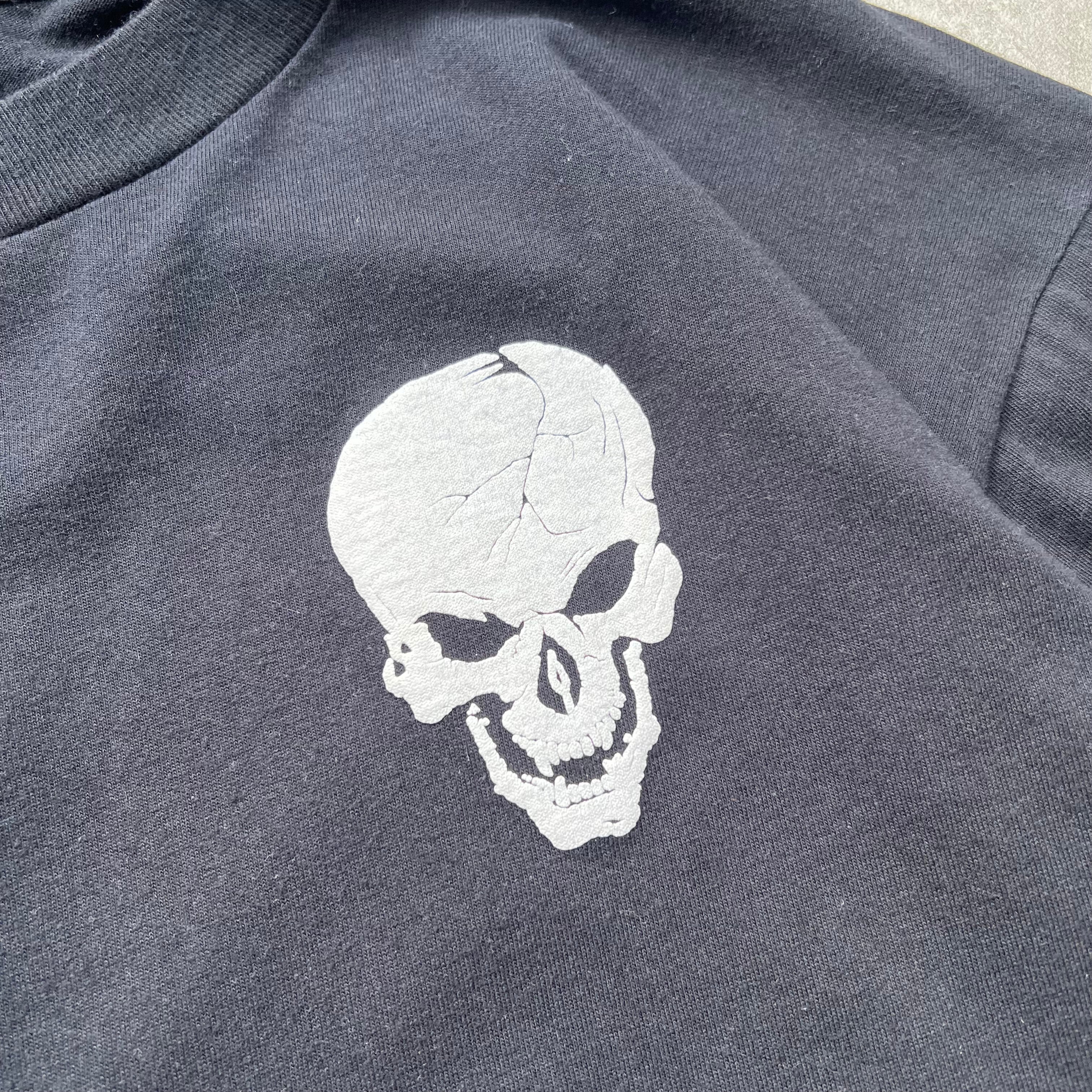 90s ALTO&BASSO アルト＆バッソ スカル 長袖 プリントTシャツ 90s 