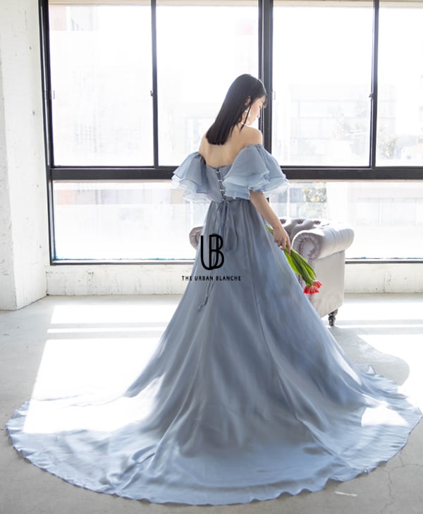 THE URBAN BLANCHE ウエディングドレス NEW】【THE URBAN BLANCHE ORIGINAL 】 2WAY カラードレス 商品番号