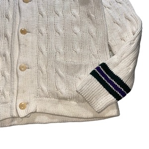 vintage POLO by RALPH LAUREN shawl collar hand knit cardigan