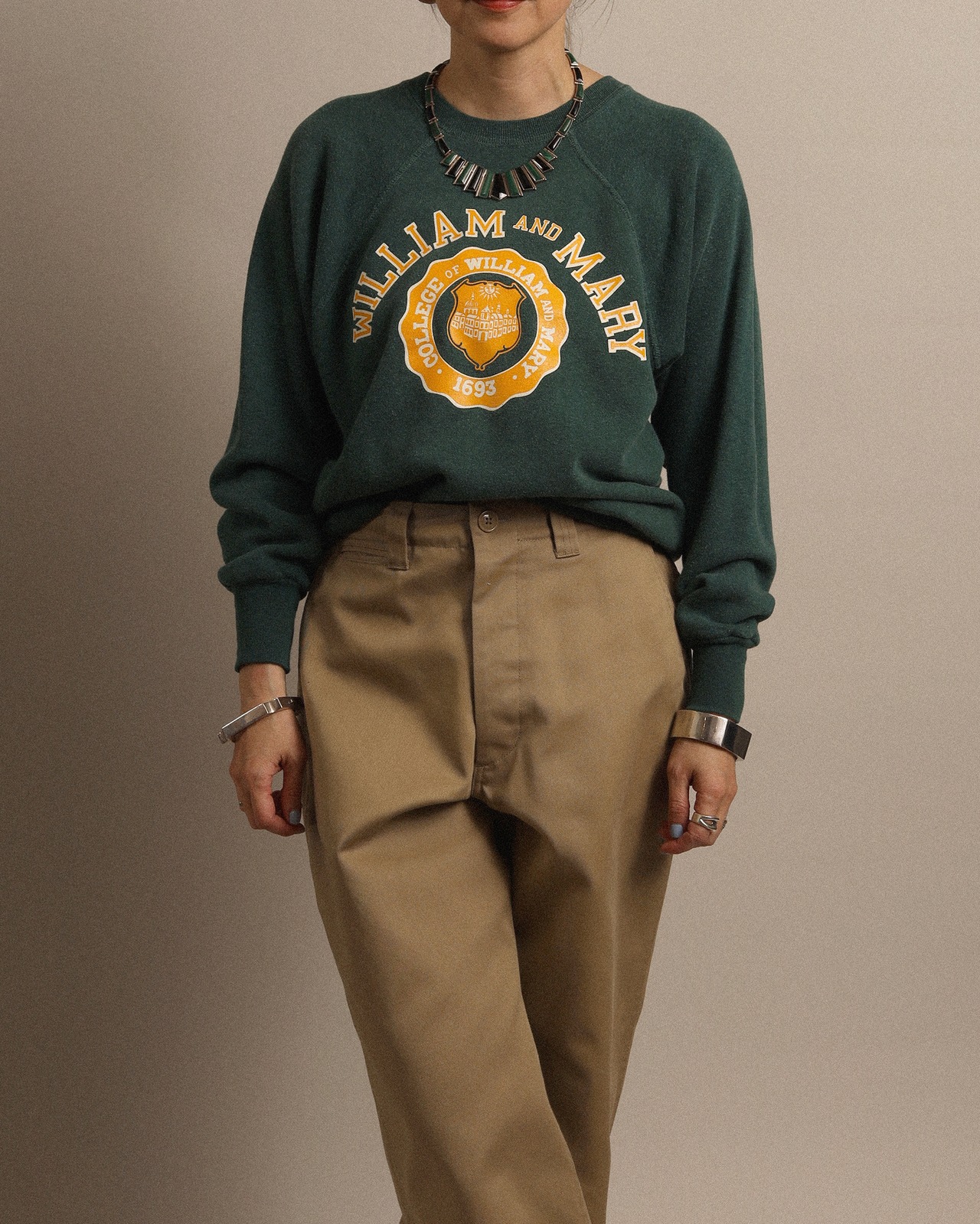 1970's Willam And Mary / Sweat Shirt