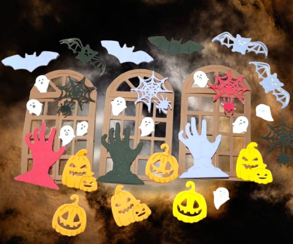 ダイカット ハロウィンセット A-1 アルバム コラージュ素材